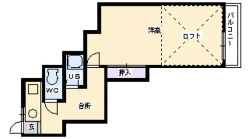 コーポディオ【1階】の間取り