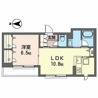シャーメゾン グリーン小田井【1階】の間取り
