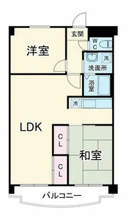 パークハイツアイリス2号館【3階】の間取り