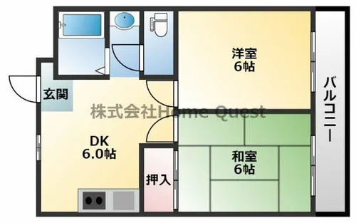 パインフィールド御厨【2階】の間取り