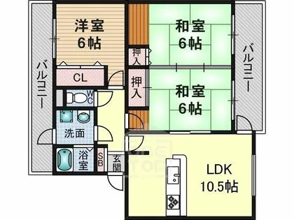 小林マンション【1階】の間取り