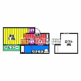 フローラ博多南【203号室】の間取り