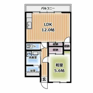 山口マンション【2階】の間取り