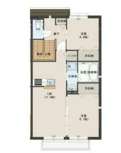 プリムール天満【2階】の間取り