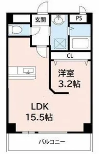 スカイコートマーヴィアイ【2階】の間取り