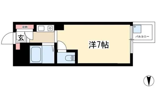 ドール栄5丁目【4階】の間取り