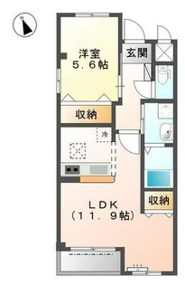 フェリーチェ瑞穂【303号室】の間取り