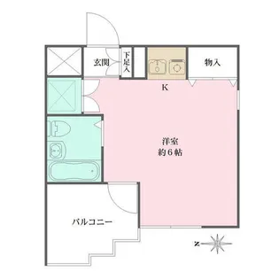 ロイヤルメゾン御影Ⅶ【401号室】の間取り