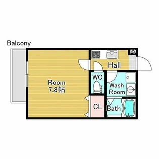 ジーメゾン初芝アマーレ【1階】の間取り
