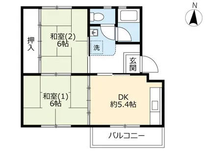 UR鶴山台【0540303号室】の間取り