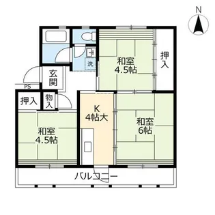 UR梅ノ木【0090303号室】の間取り