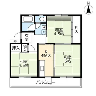 UR梅ノ木【0090305号室】の間取り