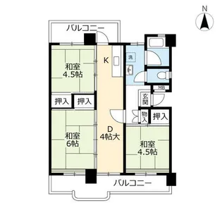 UR梅ノ木【0120303号室】の間取り