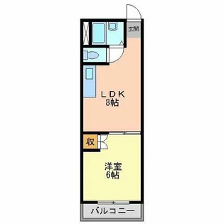 アルビオン【4階】の間取り