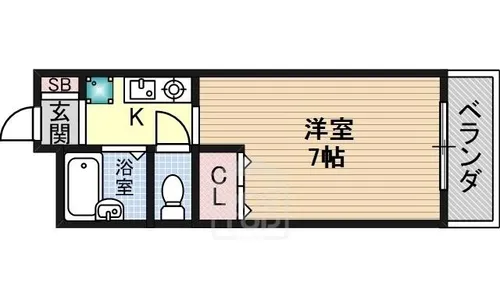 メゾンエルアンドジョイ【1階】の間取り