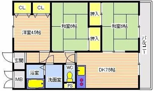 アメニティゆう【3階】の間取り