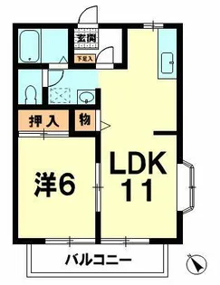 シャルマンコート【2階】の間取り