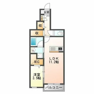 メゾン大島Ⅲ【1階】の間取り