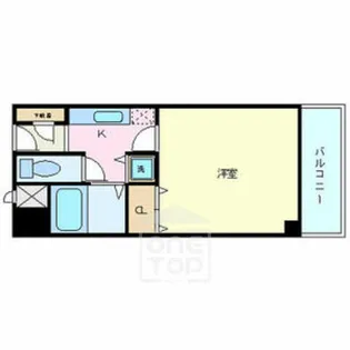 1Kの間取り画像