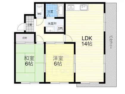 サンシティ千里丘【2階】の間取り