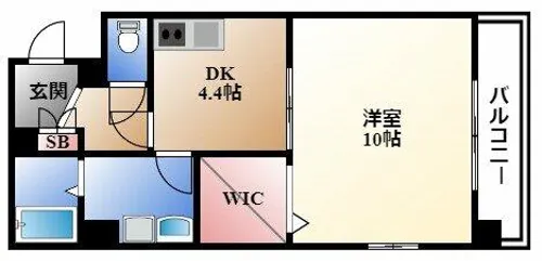 サンステージ泉【10階】の間取り