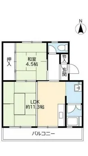UR桜丘【0100504号室】の間取り