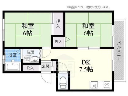 リビエール春風【2階】の間取り