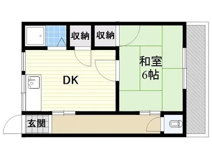 八雲荘【1階】の間取り