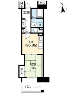 URアーバンラフレ星ヶ丘【0110904号室】の間取り