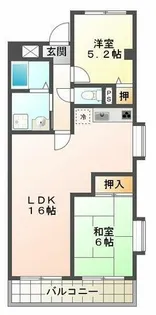 ルマージュ瑞穂【2階】の間取り
