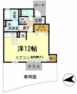 ロイヤルメゾンマエダ【1階】の間取り