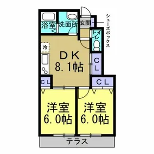 SAKYO21常滑【1階】の間取り