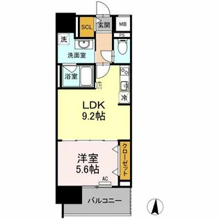 CASA94【12階】の間取り