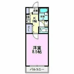 ロイヤルMIZUNO【3階】の間取り