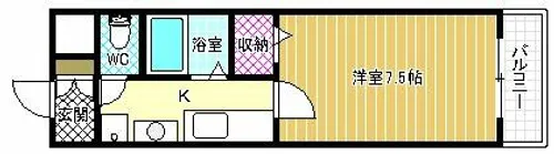 トレイズⅢ【6階】の間取り