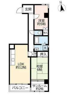URアーバニア大須【0000622号室】の間取り