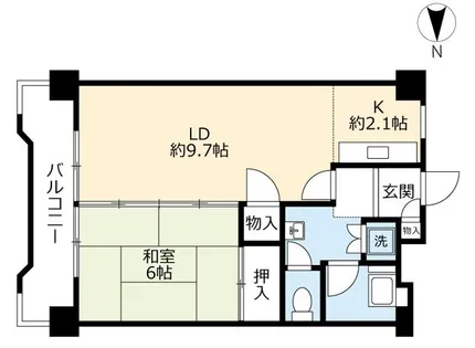 URひよどり台中央【1370309号室】の間取り