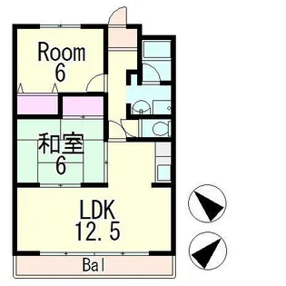グランパティー小柿【4階】の間取り