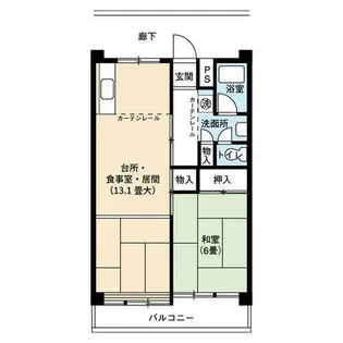 UR尾上【0040221号室】の間取り
