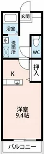 リバーサイドα【20D号室】の間取り