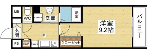 アイズグランデ【4階】の間取り