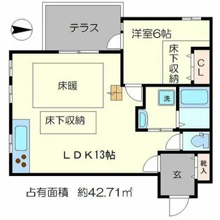 グリーンヒル下鴨本通【2階】の間取り
