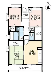 URフレール宝塚御殿山【0030305号室】の間取り