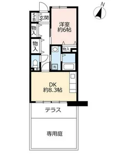 URアルビス緑丘【1140104号室】の間取り