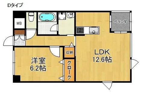 グランドレジデンス泉佐野駅前【3階】の間取り