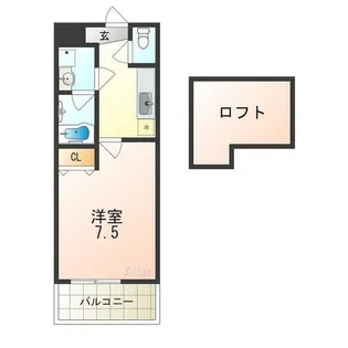 パルコート清水Ⅱ番館【2階】の間取り