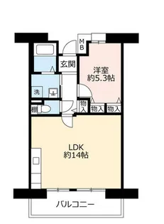 UR香里ヶ丘みずき街【0021103号室】の間取り