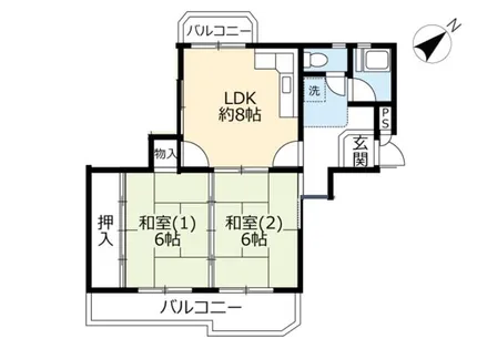 UR泉南尾崎【0120502号室】の間取り