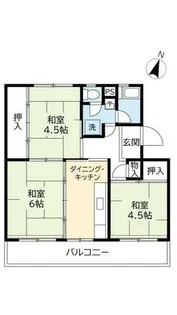 UR光明台【0240502号室】の間取り