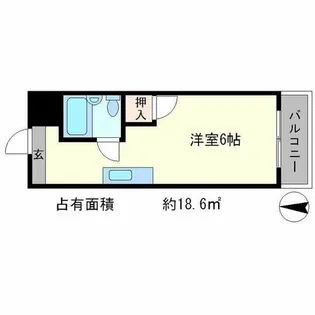 コルザ河村【5階】の間取り